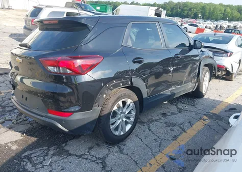 2022 Chevrolet Trailblazer Fwd Ls z USA, uszkodzony, nr VIN KL79MMS22NB094117